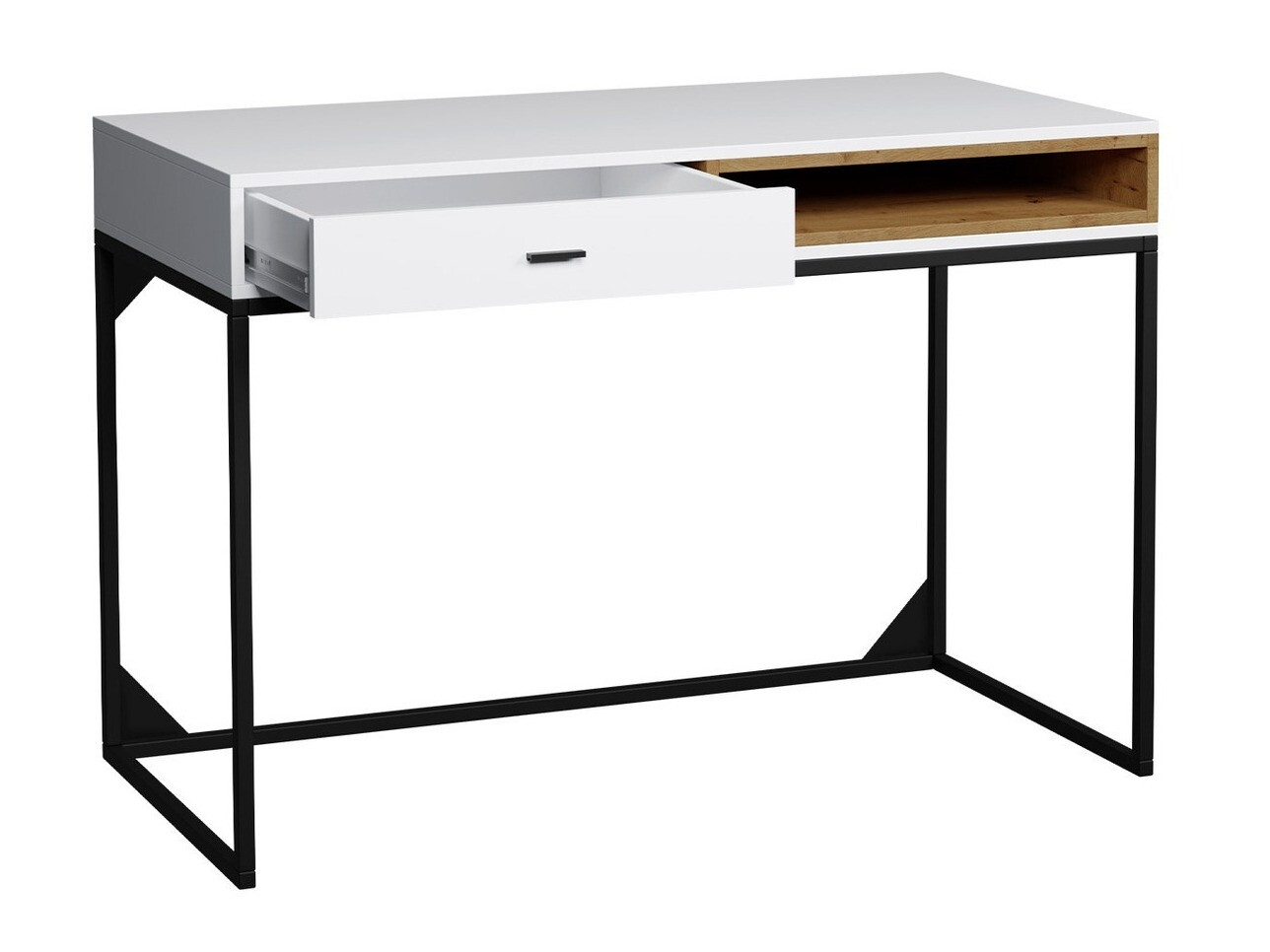 Mājas biroja komplekts Baltesi 116 (Balts + Artisan ozols)