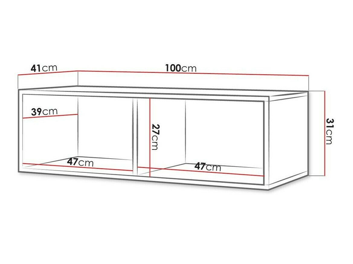 Настенная полка Tivdalu 142 (Artisan дуб)