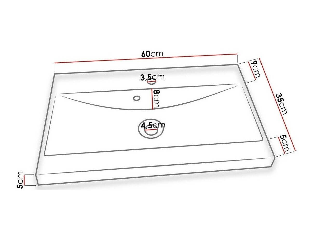 Набор для ванной комнаты Sarasota 109 (Белый + Глянцевый белый)
