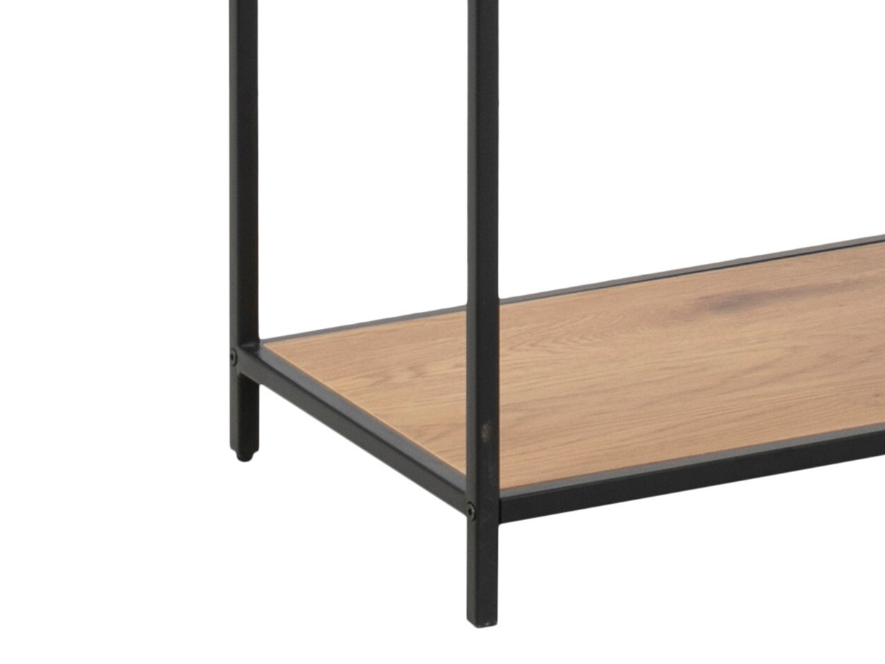 Стеллаж Norsica Sevferi 134 (Дикий дуб + Чёрный)