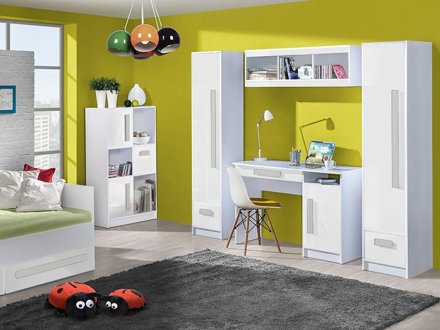 Plaukts Merevari 105 (Balts + Glancēts balts + Pelēks)