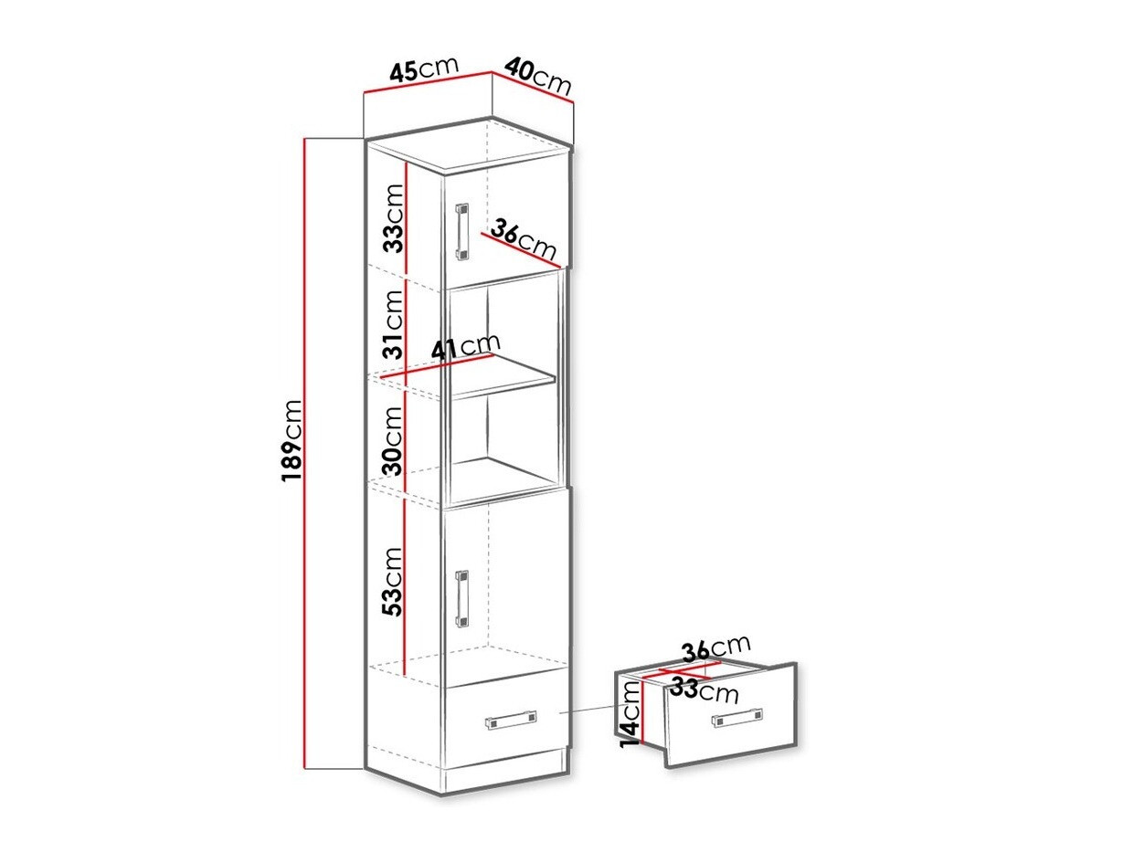 Plaukts Sorviru 104 (Balts + Tirkīzs)