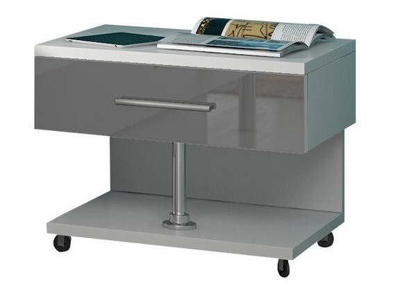 Набор для детской комнаты Salmere 110 (Глянцевый белый + Глянцевый серый)