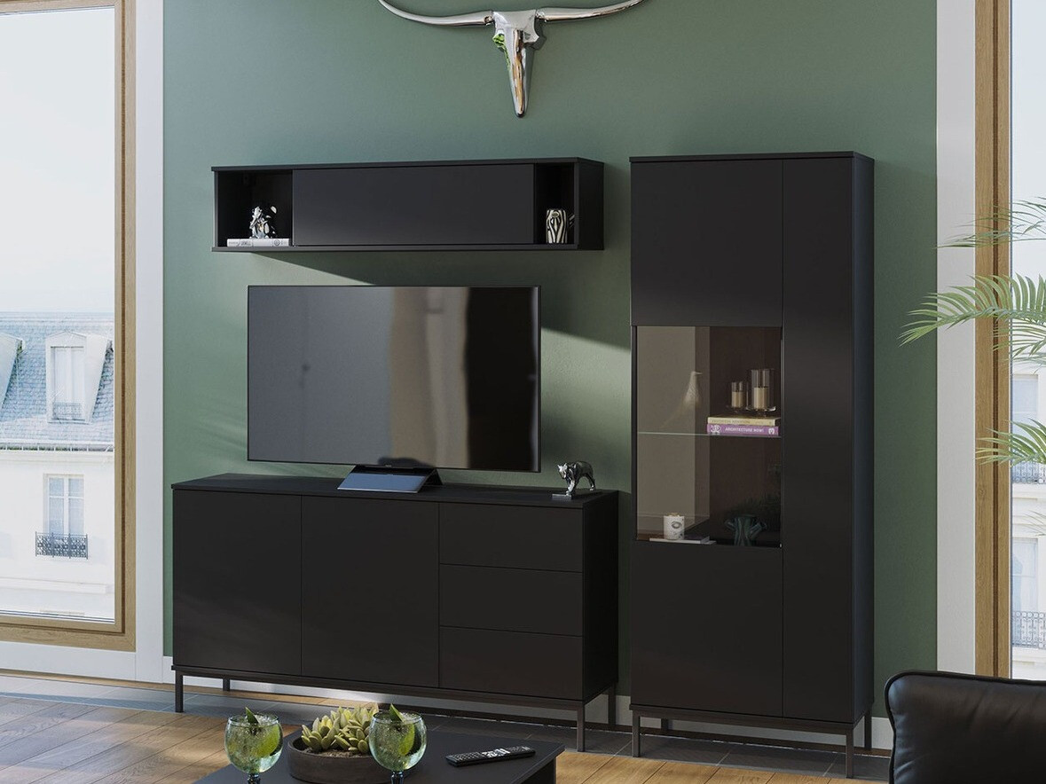 Настенная полка Lomsore 105 (Чёрный)