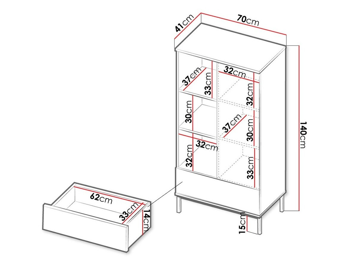 Plaukts Lomsore 103 (Balts)