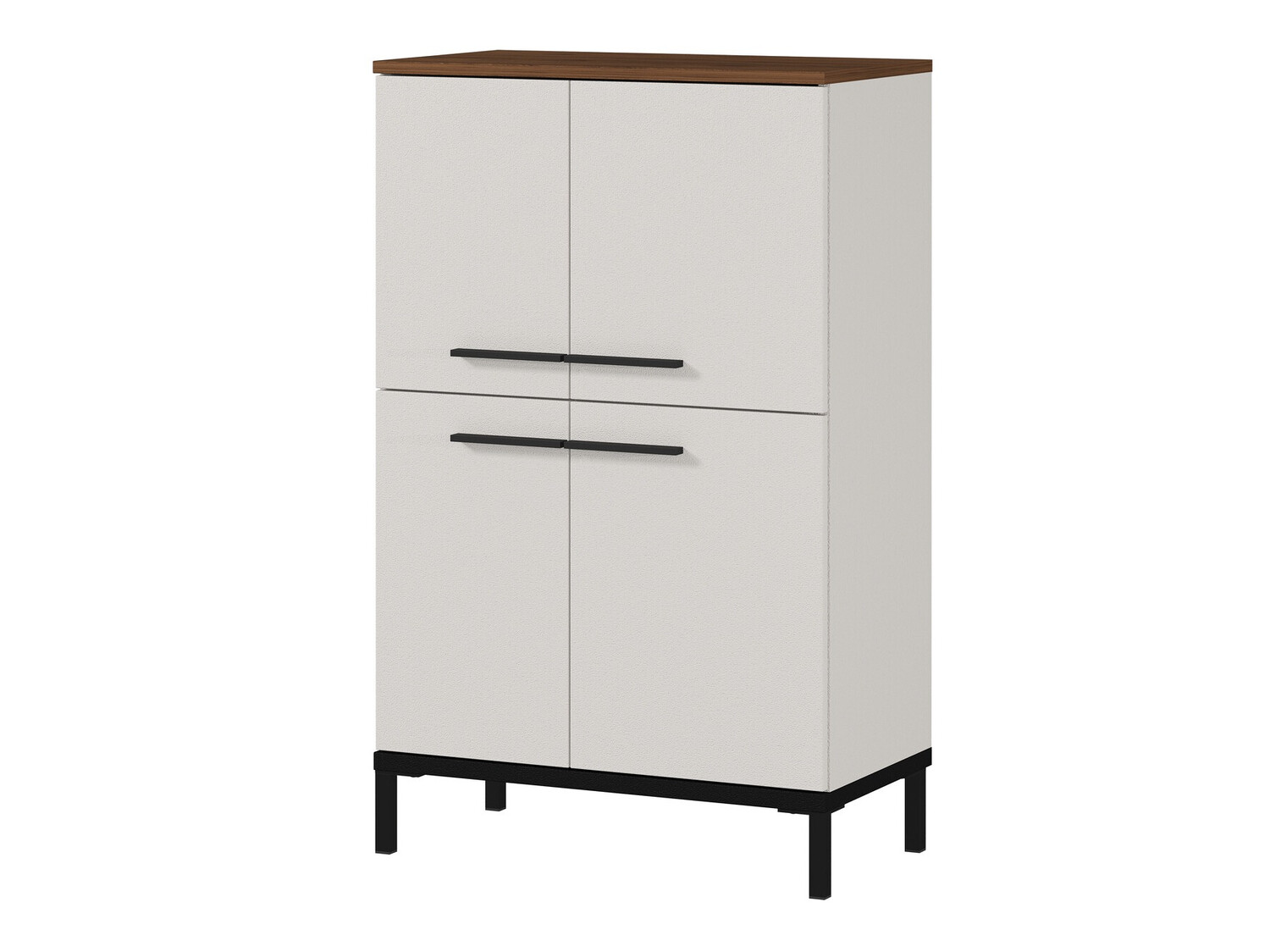 Hапольные шкафчик для ванной Ruvlevu 102 (Светло-серый + Орех)