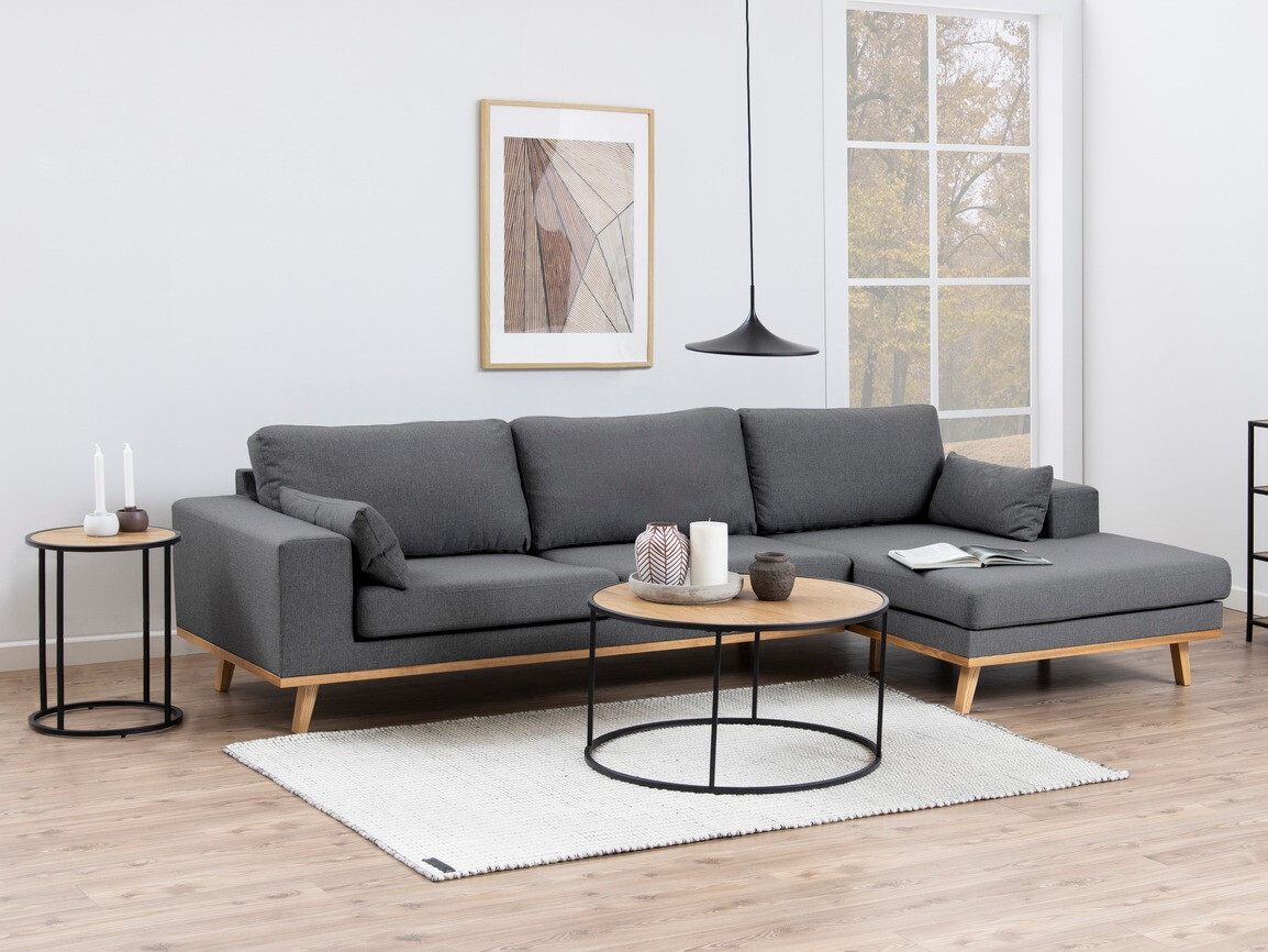 Кофейный столик Norsica Sevferi 118 (Дикий дуб + Чёрный)