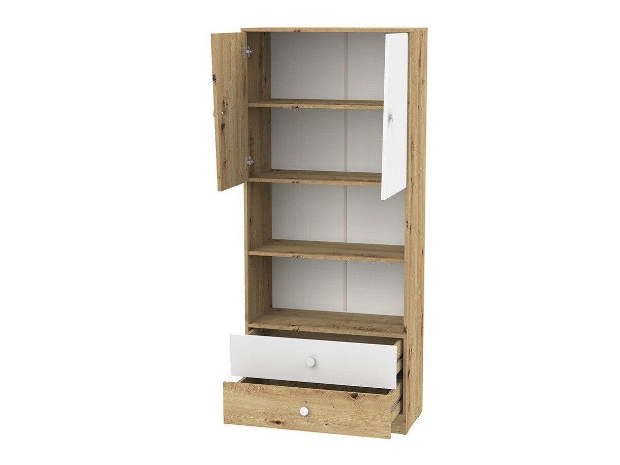 Mēbeļu komplekts Almira 114 (Artisan ozols + Balts)