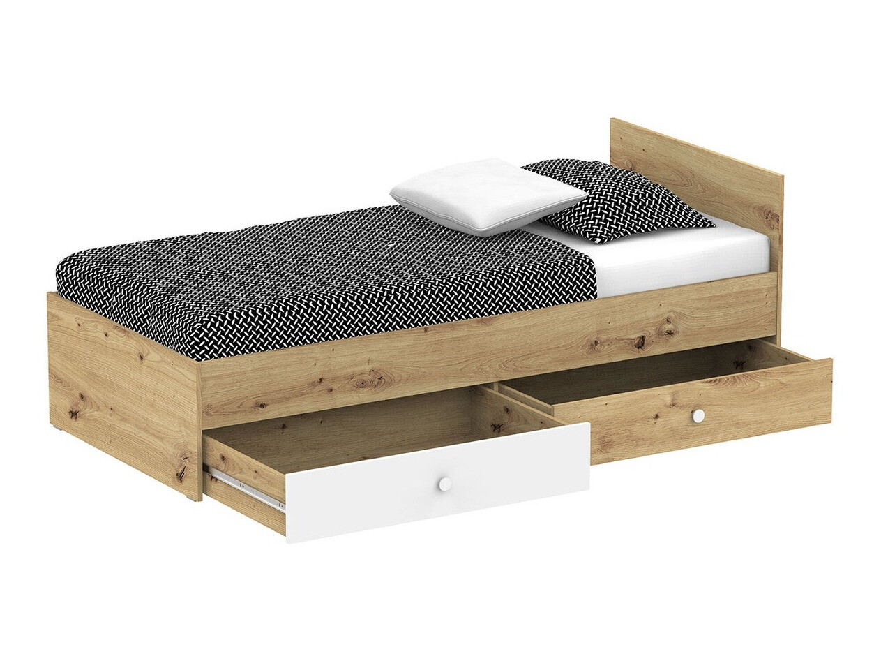 Mēbeļu komplekts Almira 114 (Artisan ozols + Balts)