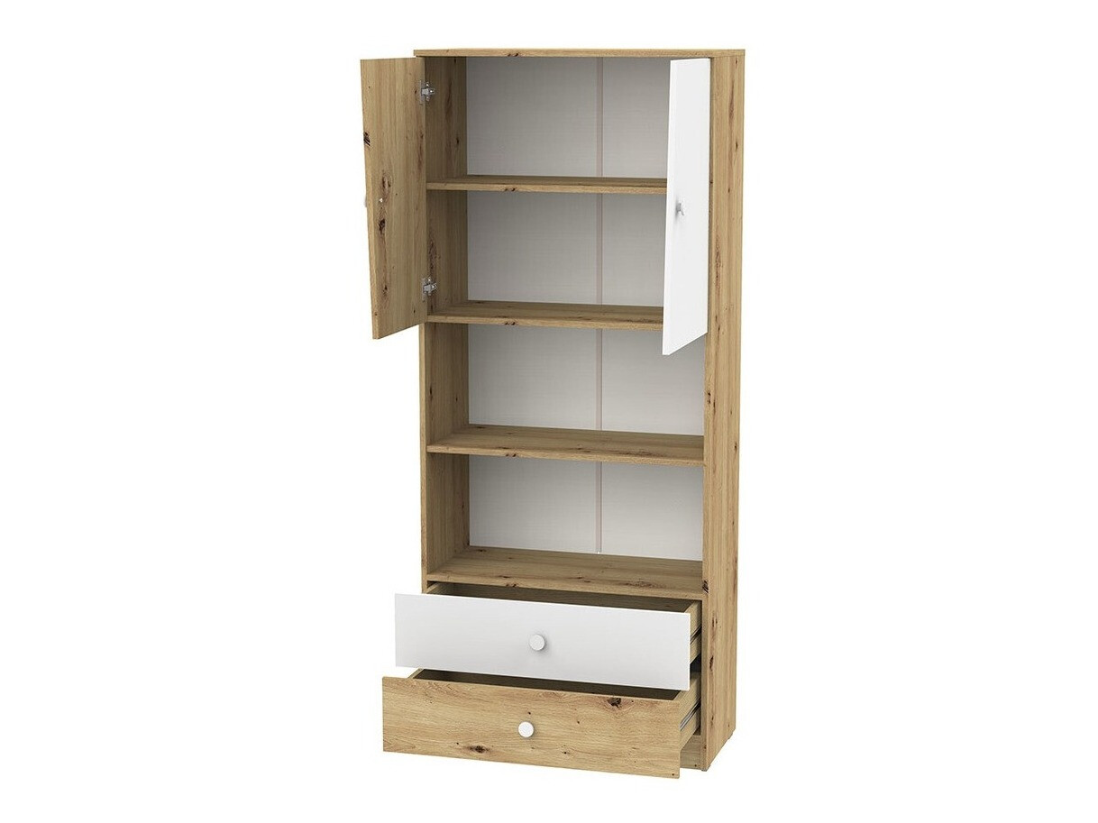 Mēbeļu komplekts Almira 115 (Artisan ozols + Balts)