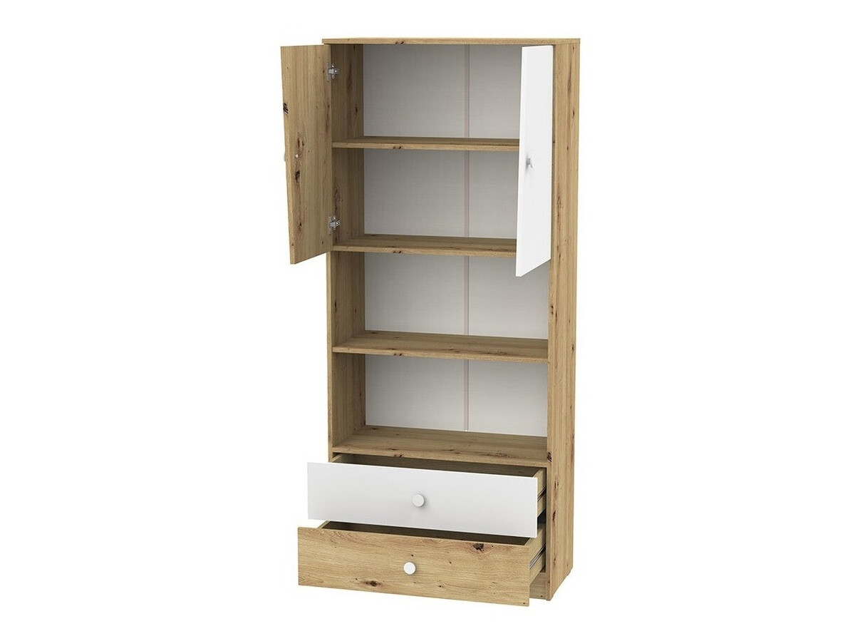 Mēbeļu komplekts Almira 116 (Artisan ozols + Balts)