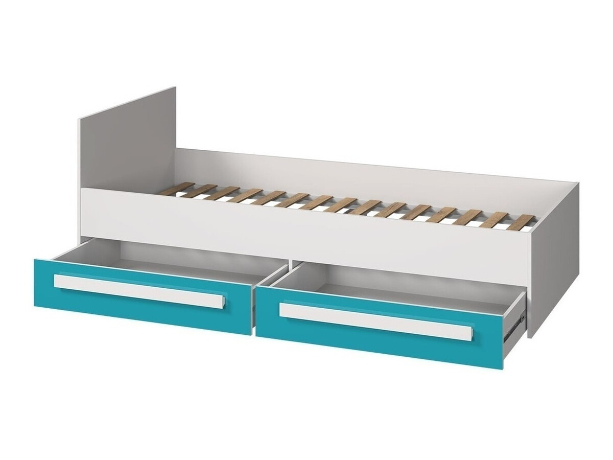 Набор для детской комнаты Merevari 108 (Белый + Глянцевый Бирюзовый)