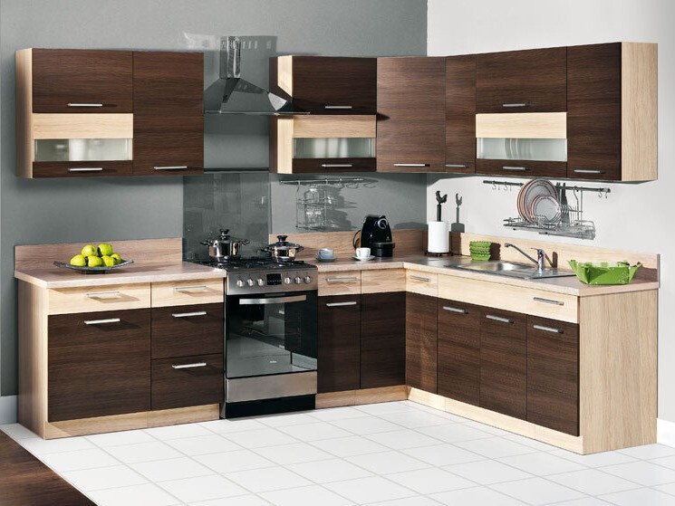 Moduļu skapis izlietnei ar durvīm Mode Dark 115