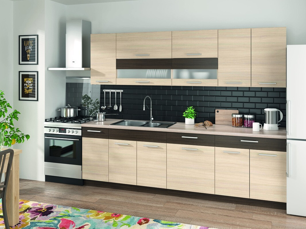 Moduļu skapis izlietnei ar durvīm Mode Light 115