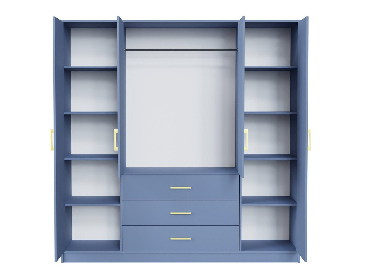 Мебельный гарнитур Dortivu 122 (Синий + Lux 06 + Lux 05)
