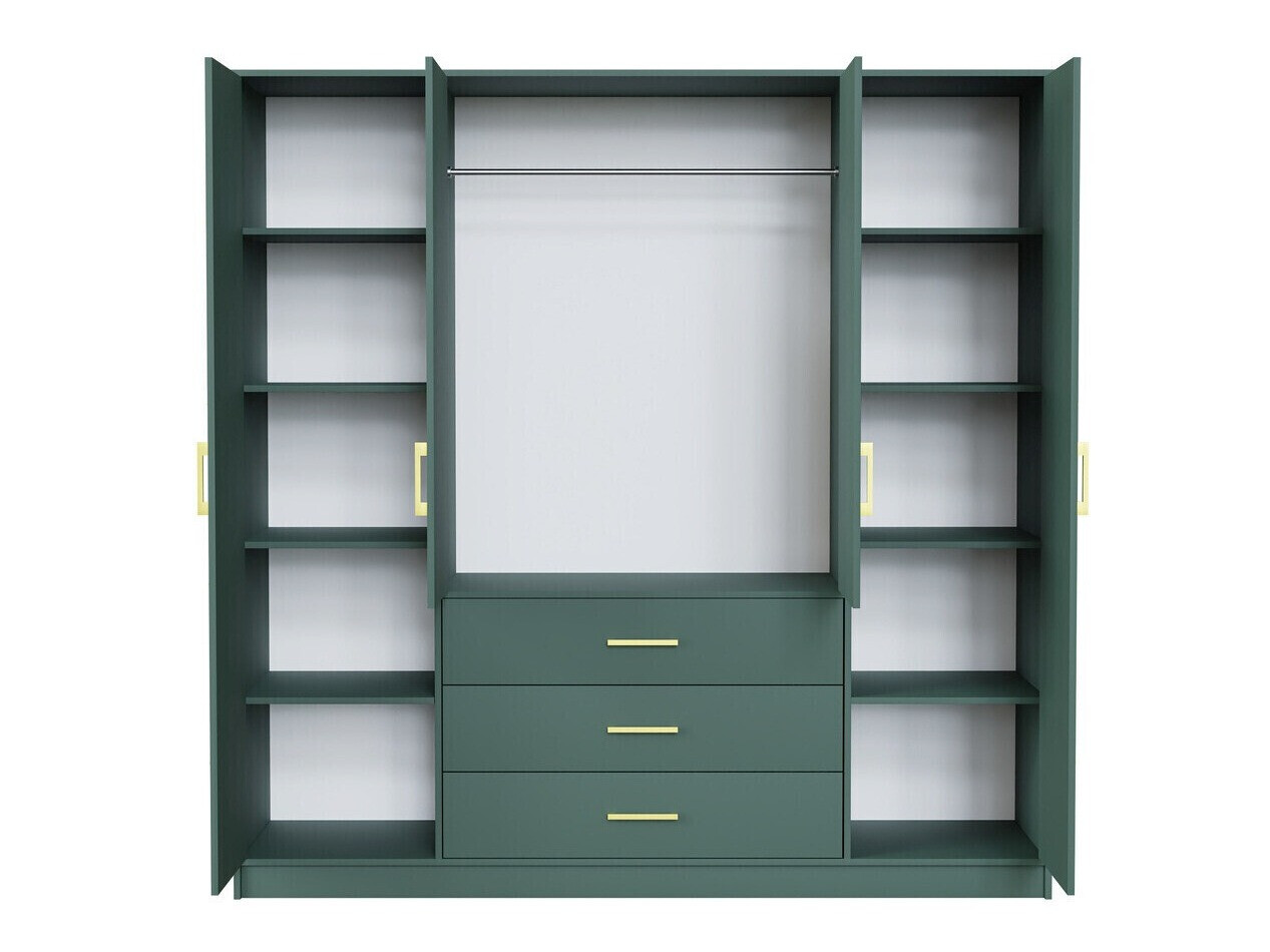 Mēbeļu komplekts Dortivu 122 (Zaļš + Lux 06 + Lux 05)