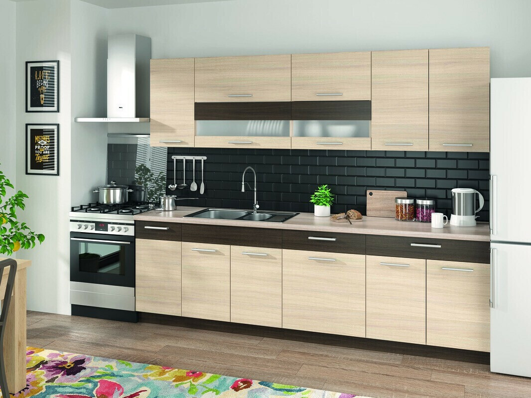 Модульный шкафчик с выдвижным ящиком и дверцами Mode Light 113