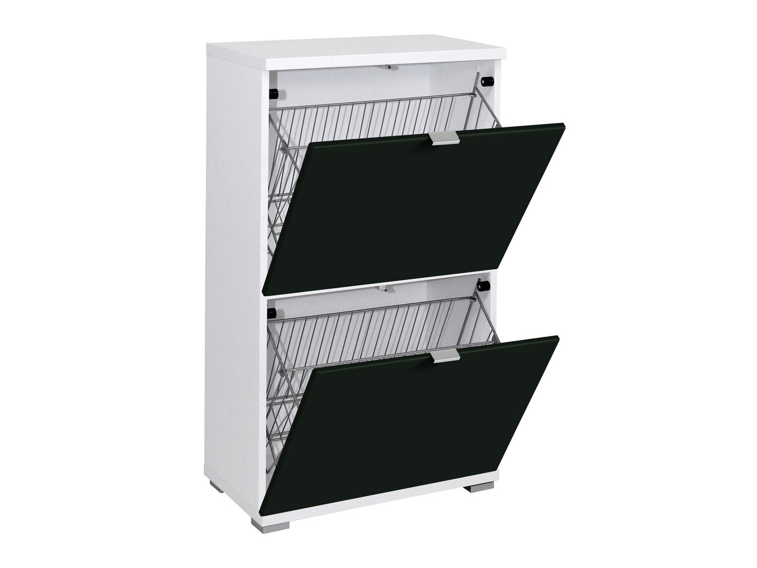 Тумба для обуви Veltena 105 (Чёрный + Белый)