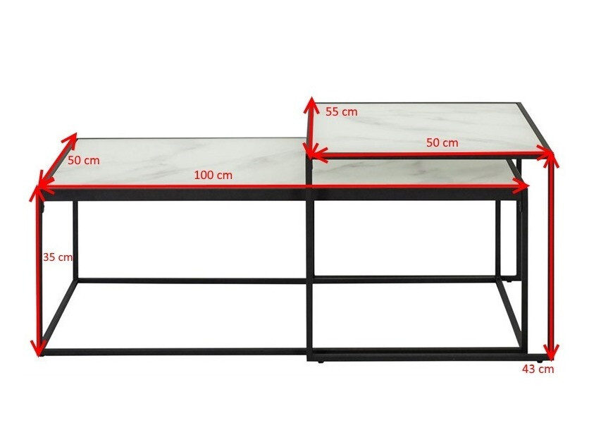 Žurnālu galdiņu komplekts Norsica 265