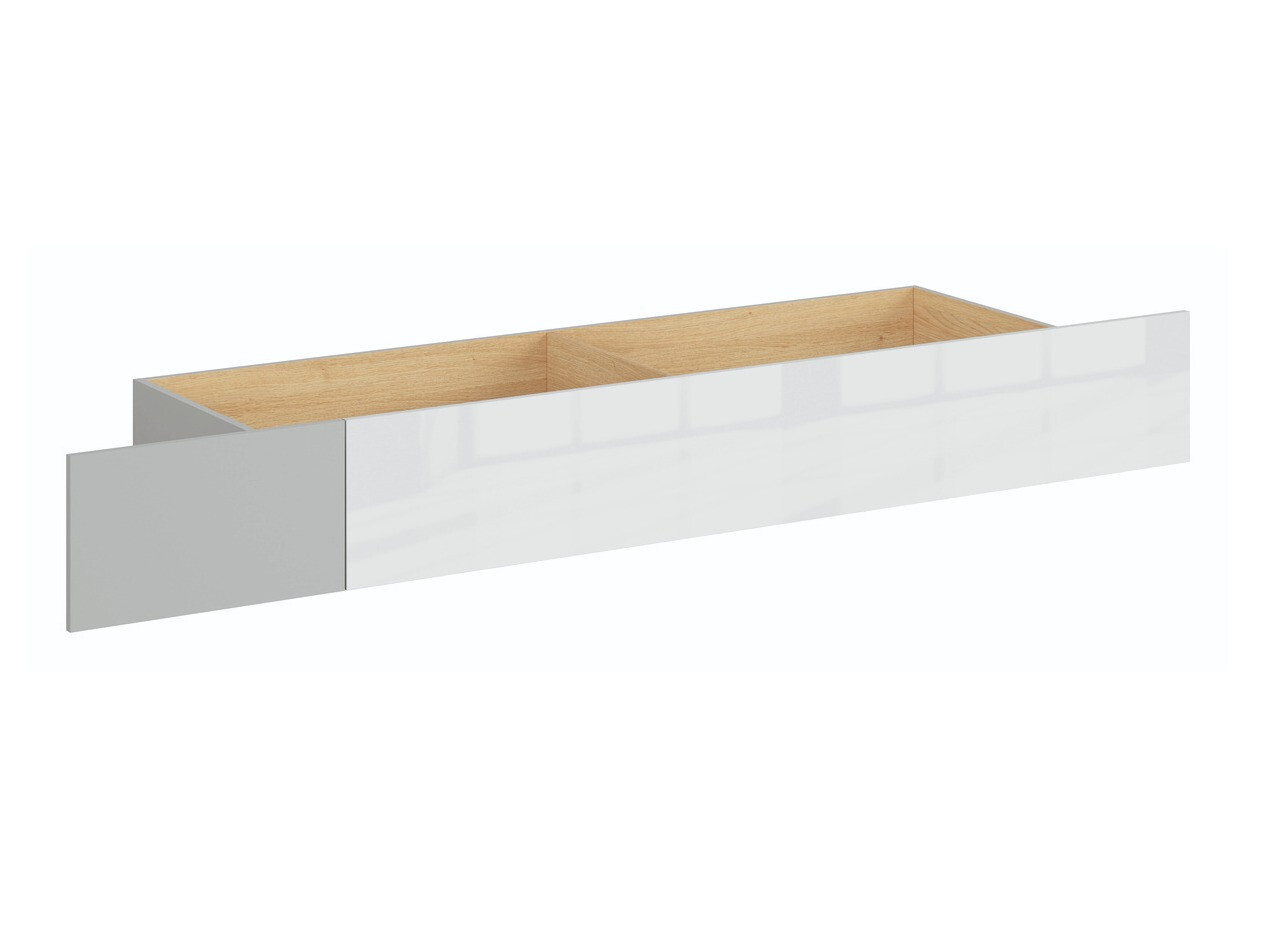 Gultas veļas kaste Nuevaru 105 (Glancēts balts)