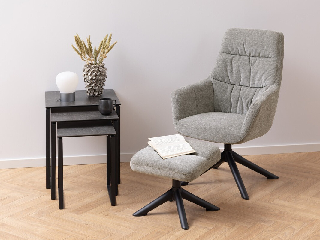 Комплект кофейных столиков Norsica 406 (Чёрный)