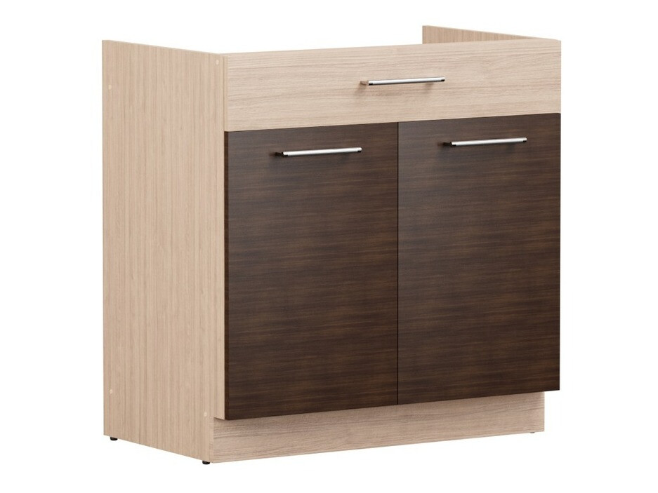 Moduļu skapis ar atvilktni un durvīm Mode Dark 117