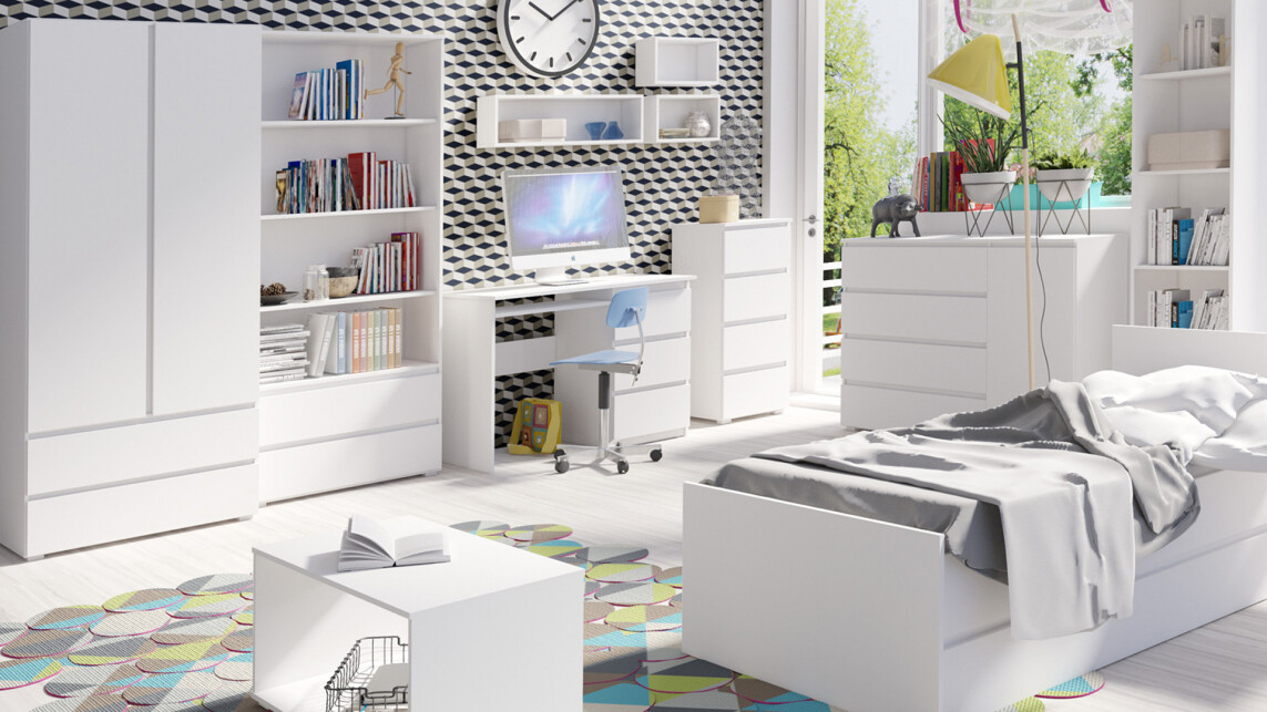 Настенная полка Cirdora 110 (Белый)