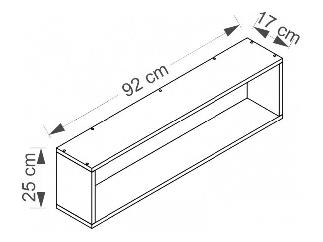 Piekarams plaukts Cirdora 111 (Balts)