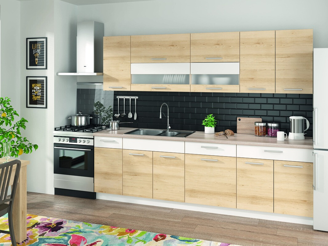 Модульный шкафчик с выдвижными ящиками Mode Beech 123