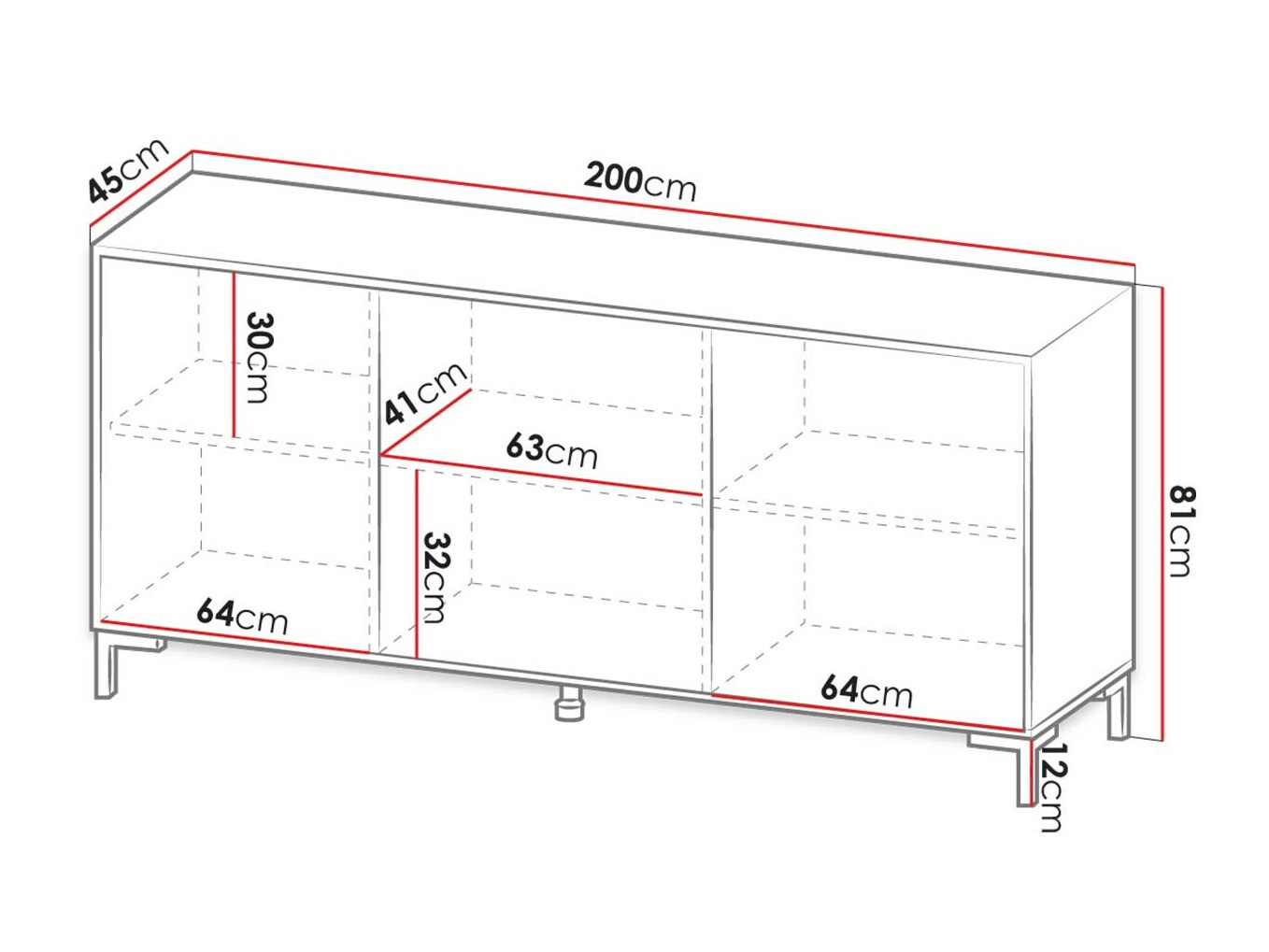 Skapis Charlotte 158 (Balts + Balts marmors)