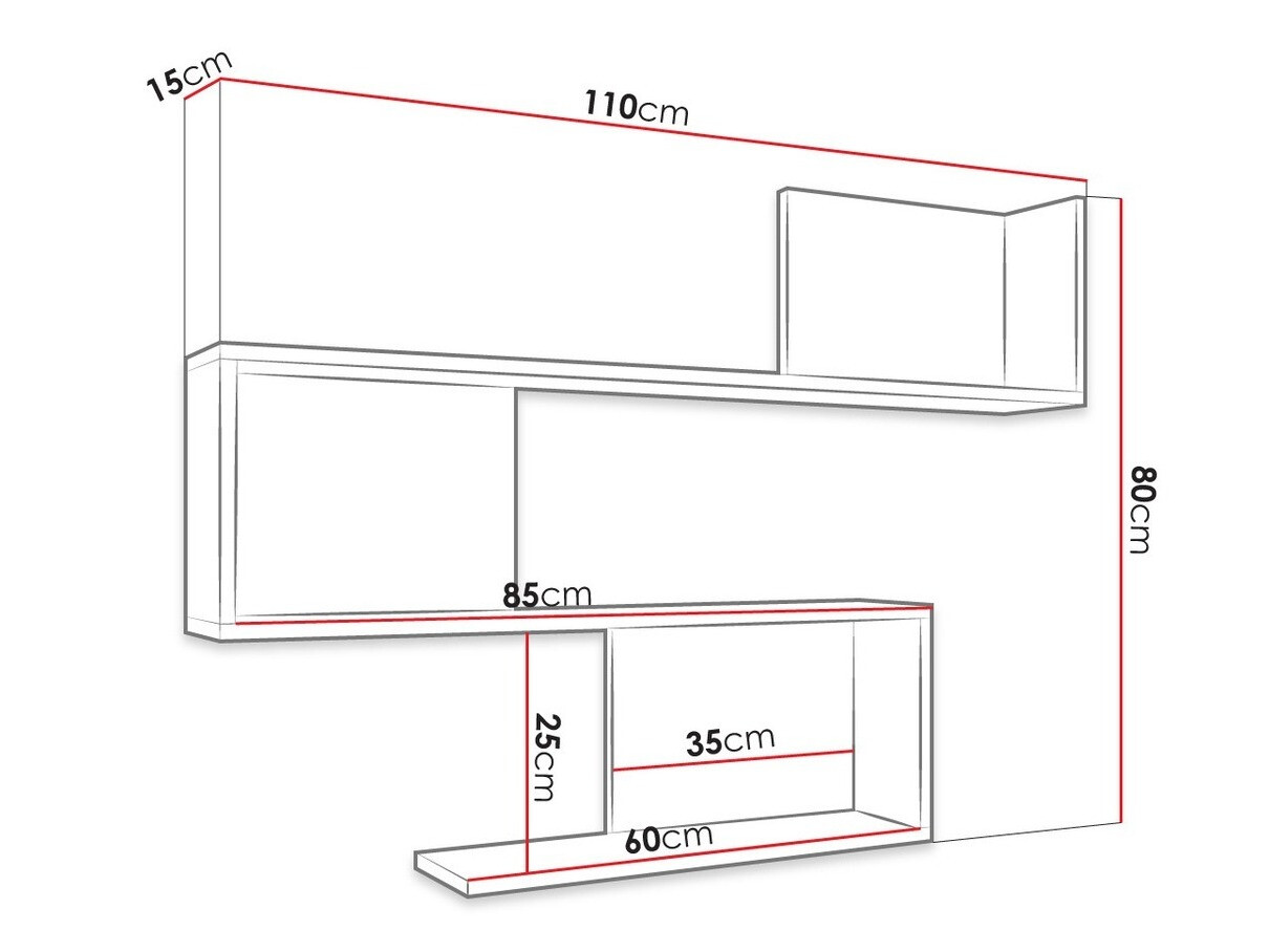 Настенная полка Comfivo 389