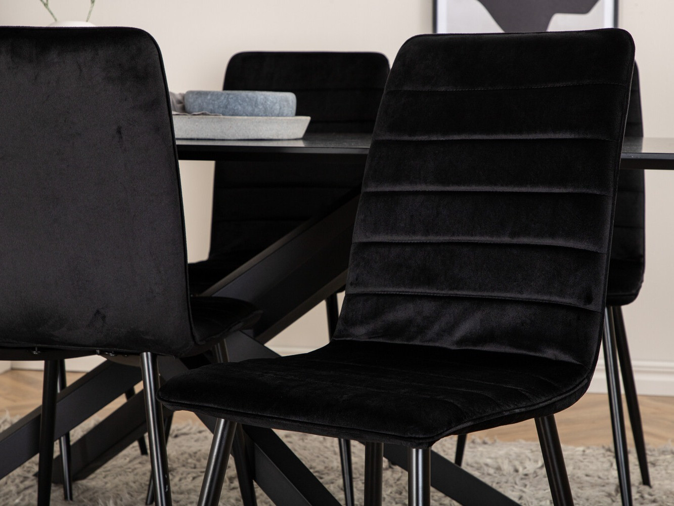 Обеденный гарнитур Dallas 2697 (Чёрный)