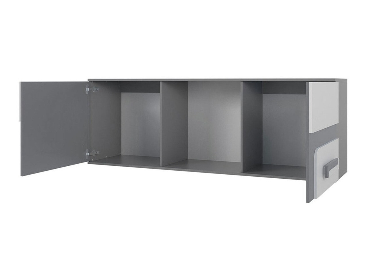 Piekarams plaukts Aviseve 104 (Antracīts + Balts)