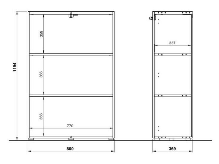 Шкафчик Catcamu 102 (Глянцевый белый)
