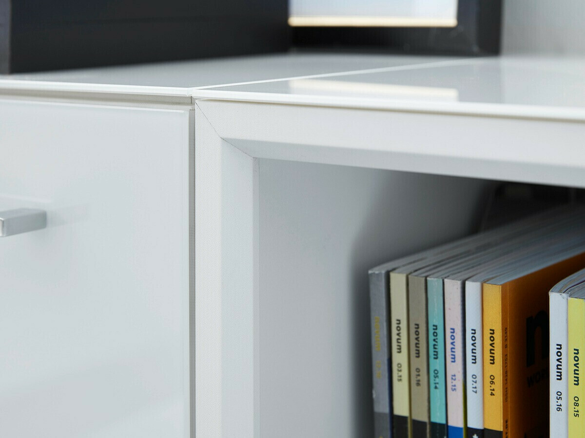 Skapis Catcamu 102 (Glancēts balts)