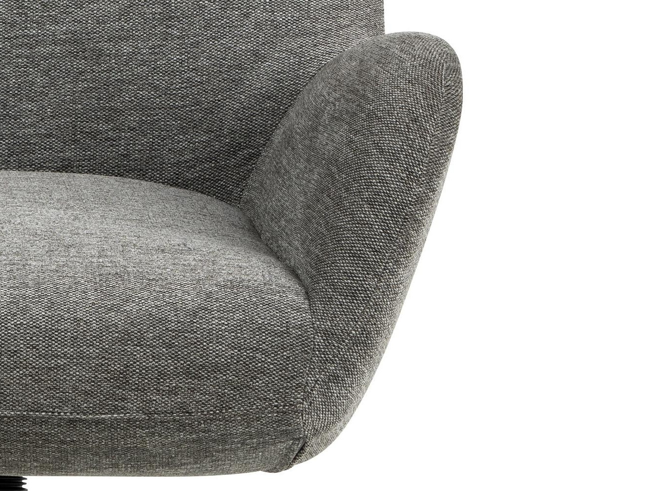 Atpūtas krēsls Norsica 490 (Melns + Pelēks)