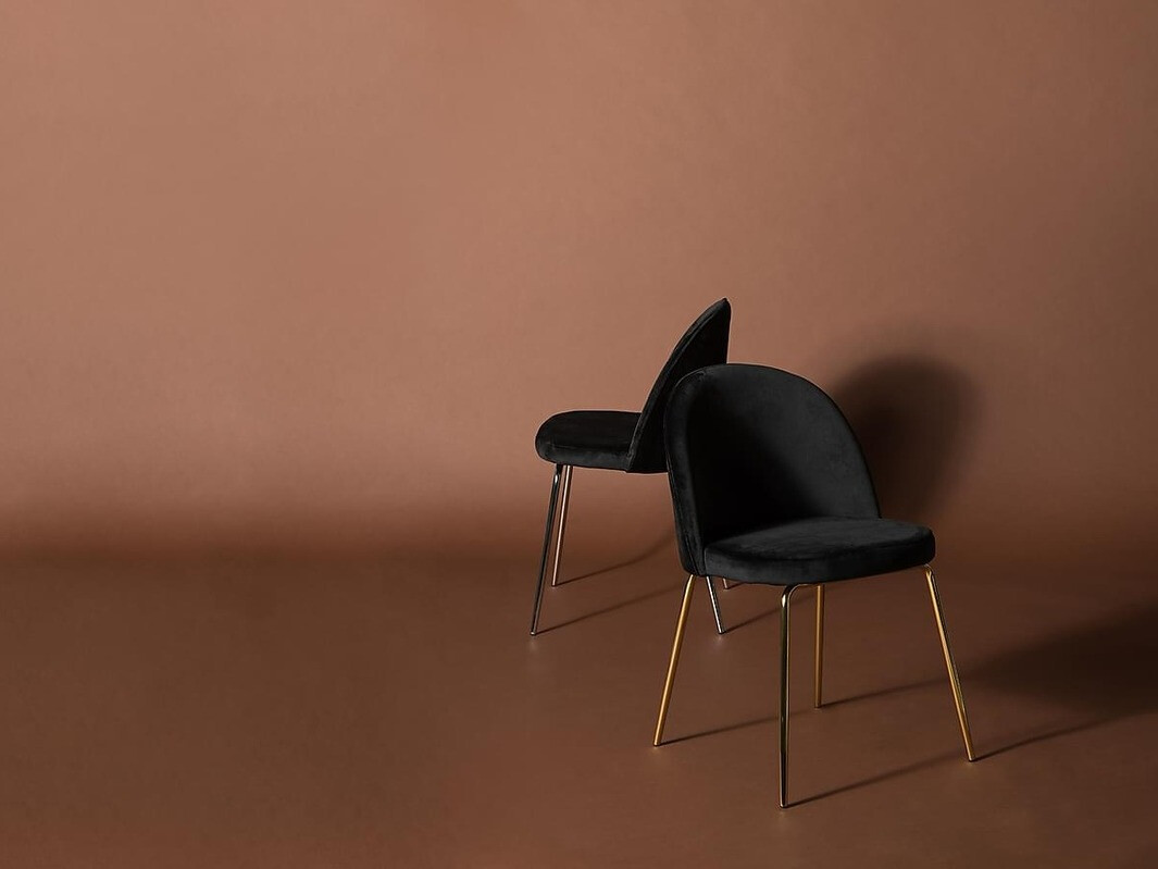 Krēsls Charleston 121 (Melns + Misiņš)