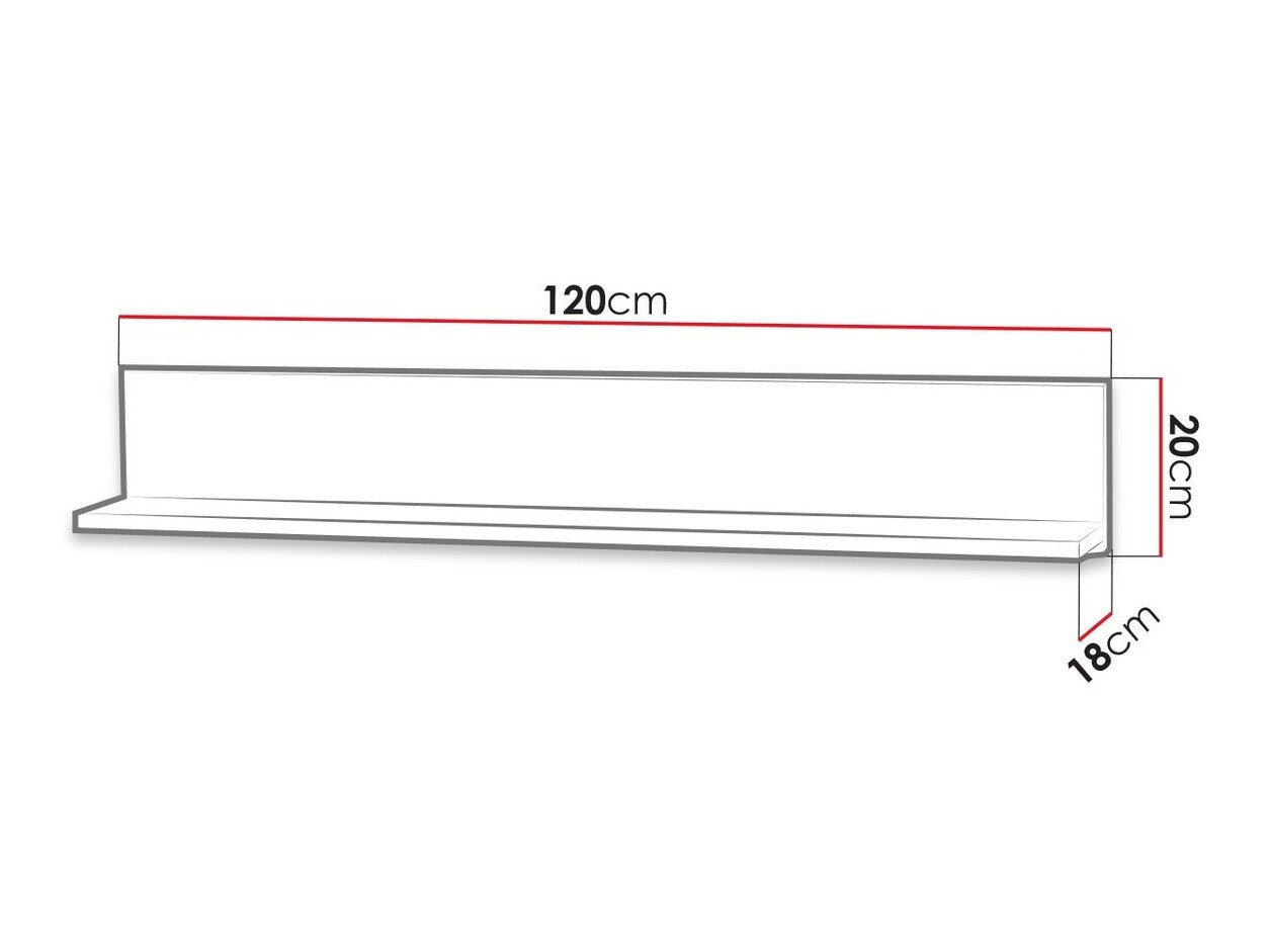 Настенная полка Talsere 109