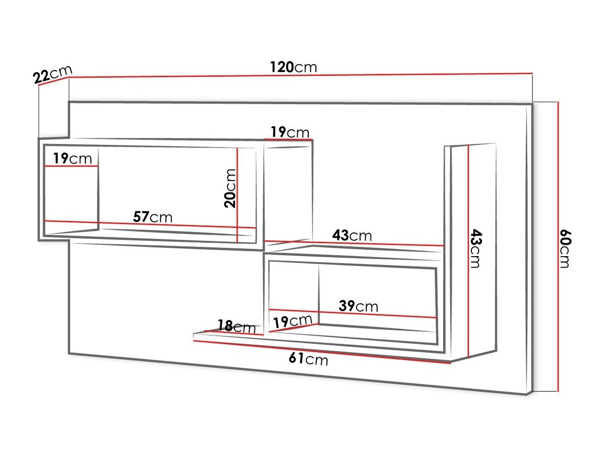 Настенная полка Veravie 129