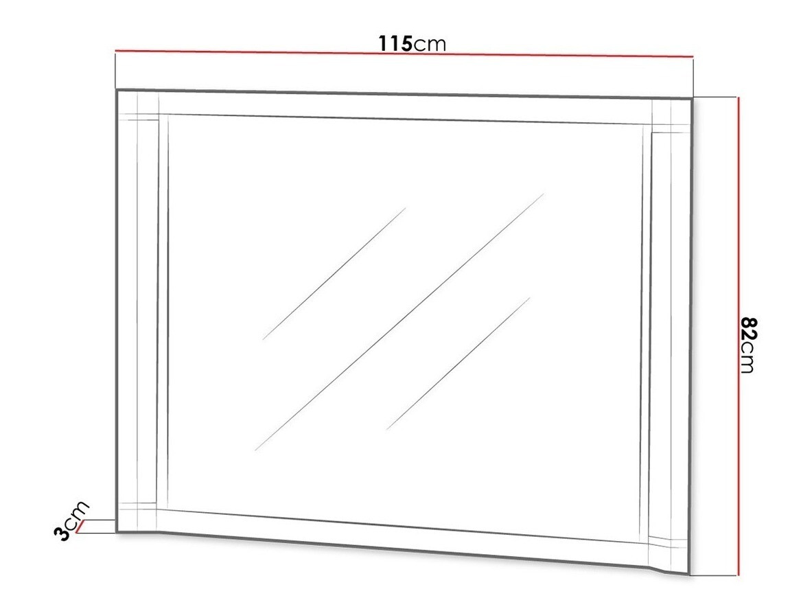 Spogulis Lorelie 108 (Sonomas ozols)