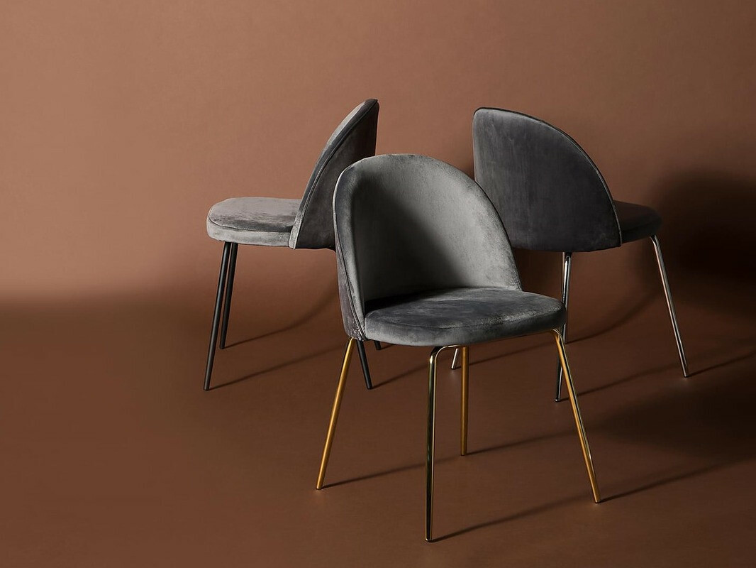 Стул Charleston 121 (Серый + Серебряный)