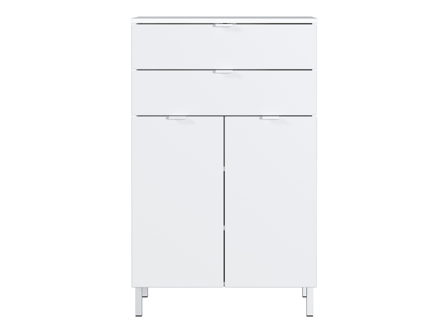 Hапольные шкафчик для ванной Lomcamo 102 (Белый + Глянцевый белый)