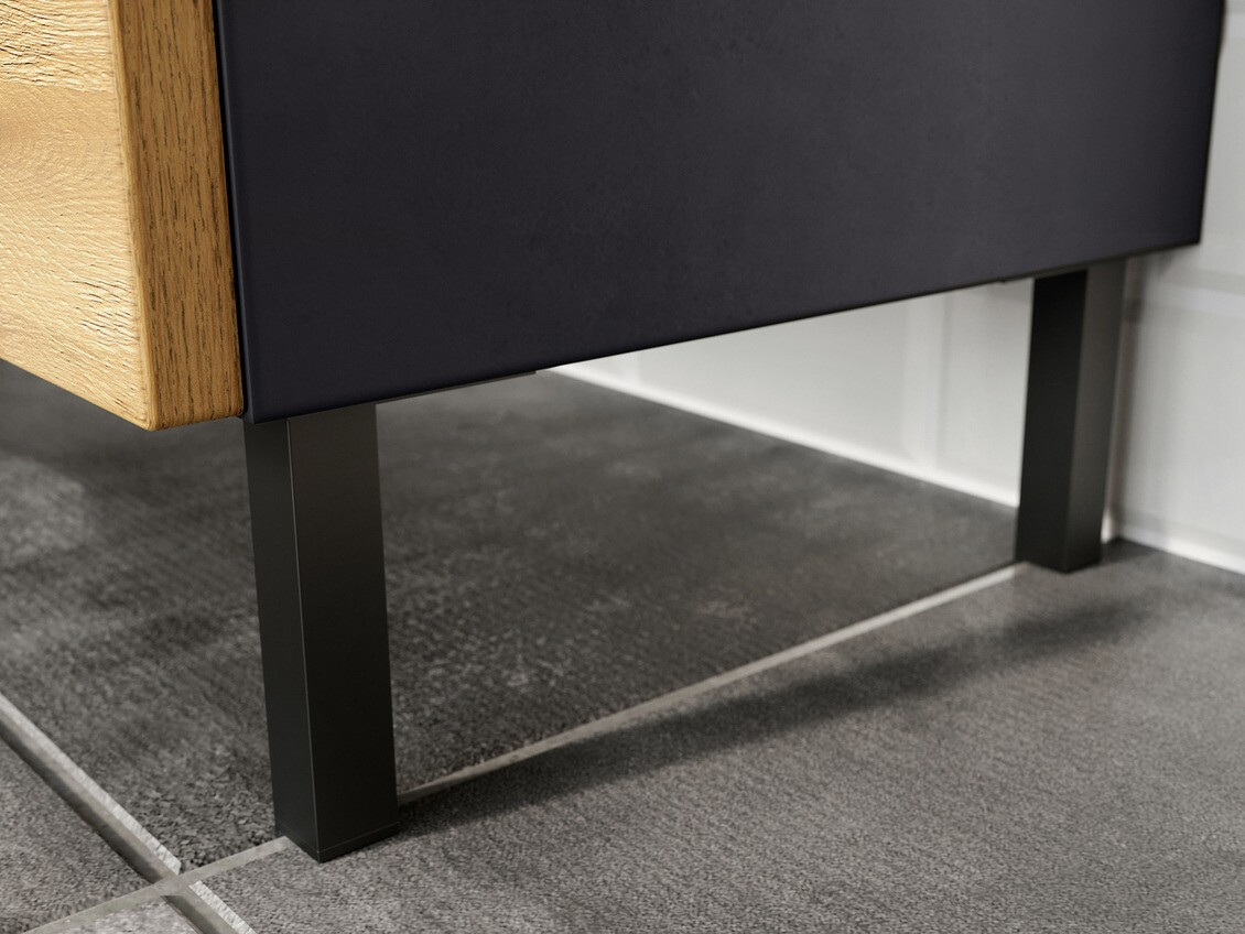 Stāvošs vannas skapītis Talmira 101 (Grafīts + Grande ozols)