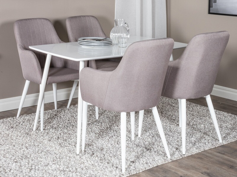 Krēsls Dallas 156 (Pelēks + Balts)