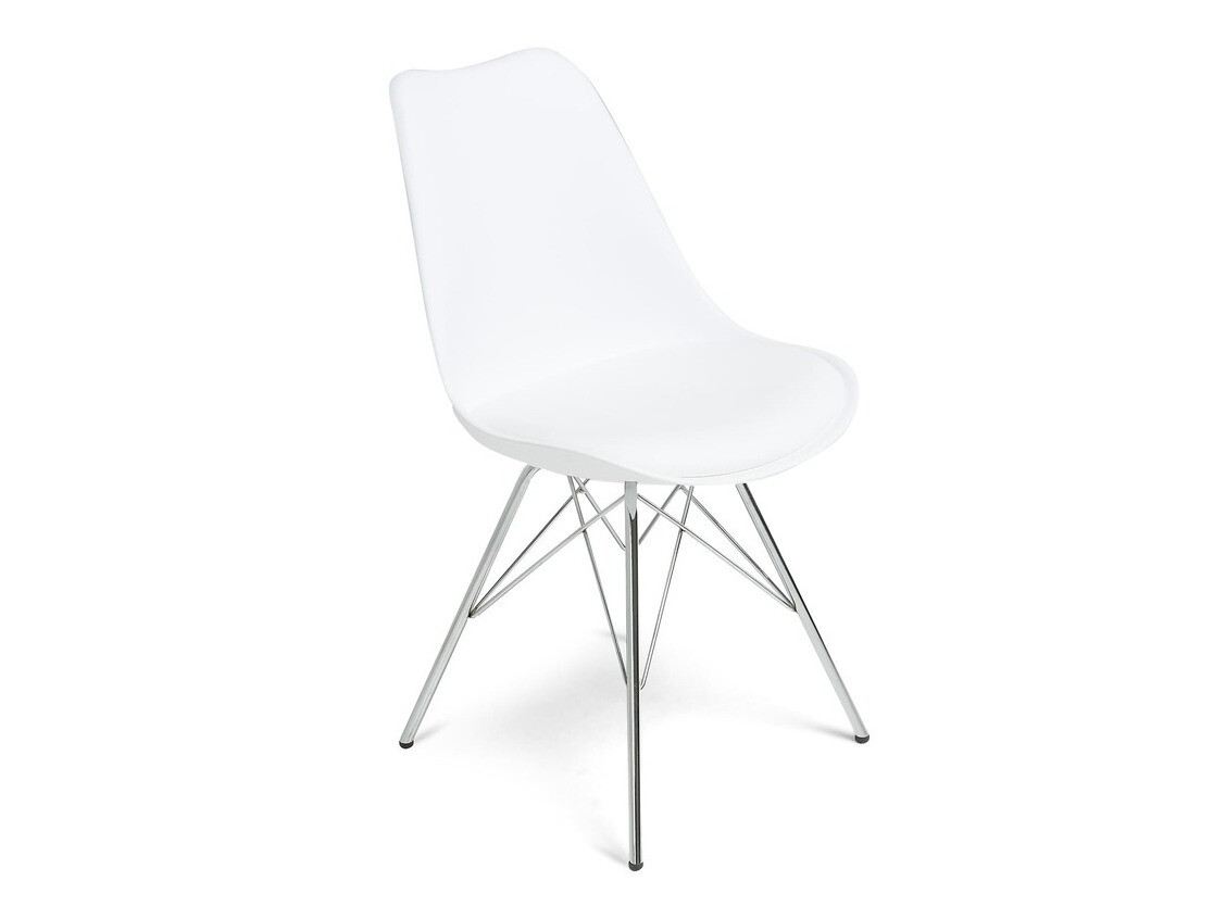 Krēsls Springfield 101 (Balts + sudraba)