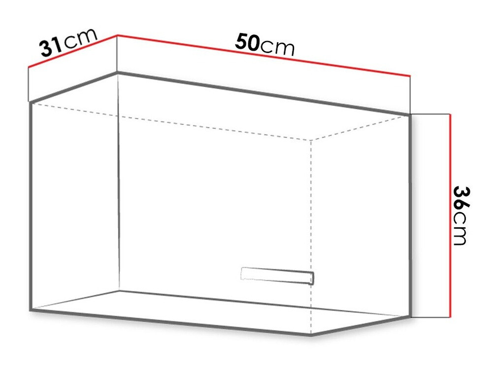 Moduļu piekarams skapis Multi Cream 120