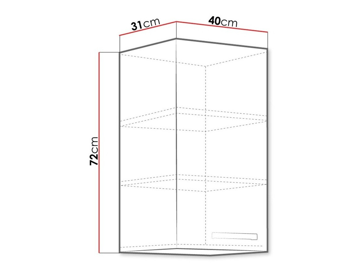 Moduļu piekarams skapis Multi White 119