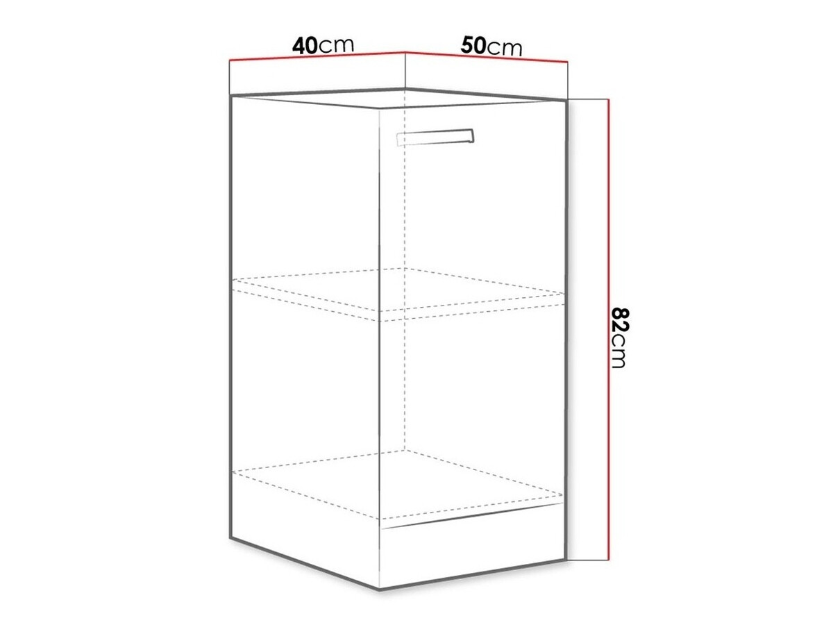 Moduļu skapis ar durvīm Multi Grey 121