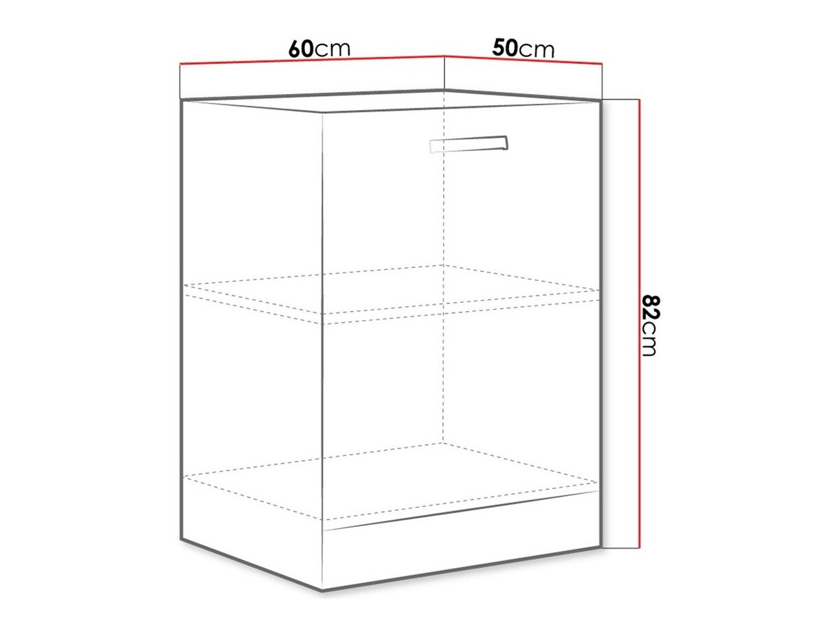 Moduļu skapis ar durvīm Multi White 117