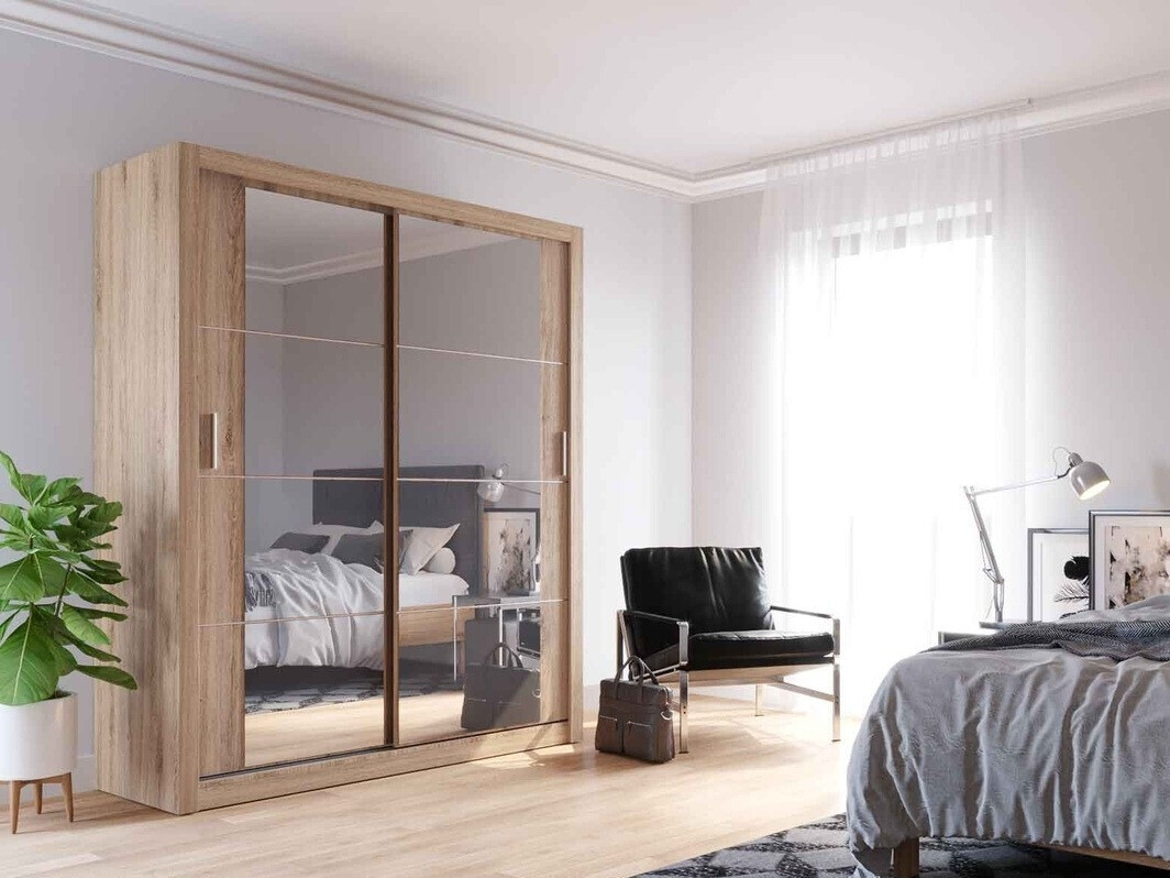 Skapis Fresno 102 (Gaišs ozols)